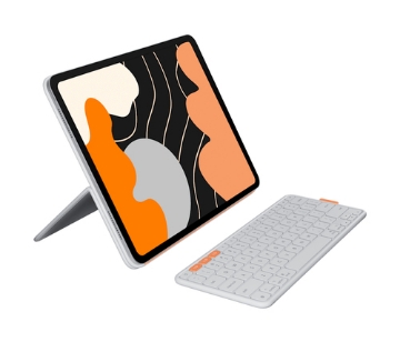 Bild på LOGITECH FLIP FOLIO - PALE GREY-CH-BT 920-013833