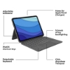 Bild på LOGITECH COMBO TOUCH IPAD PRO 11IN 1-3G 920-010255