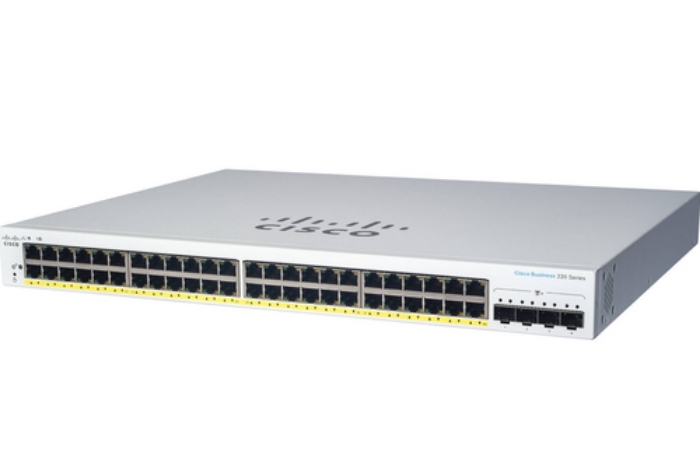 Bild på CISCO CBS220 SMART 24-PORT GE POE CBS220-24P-4X-EU