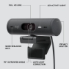 Bild på LOGITECH LOGITECH BRIO 500 WEBCAM GREY 960-001422