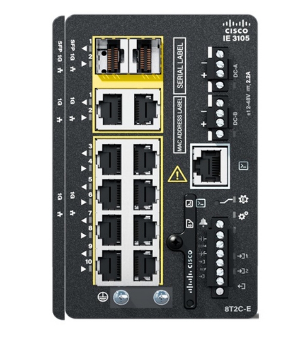Bild på CISCO IE3105 W/8GE COPPER 2GE COMBO IE-3105-8T2C-E