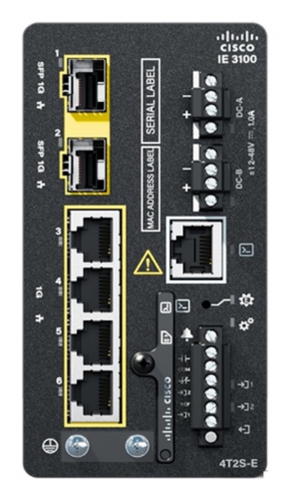 Bild på CISCO IE3100 W/4GE Poe+ 2GE SFP FIXED IE-3100-4P2S-E
