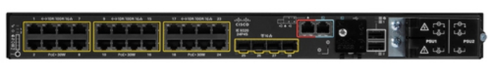 Bild på CISCO 24 PORT Poe+ DOWNLINKS WITH 4 IE-9320-24P4S-A