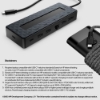 Bild på HP INC. HP UNIVERSAL USB-C HUB 9H0H9AA#ABB