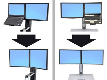 Bild på ERGOTRON WORKFIT CONVERT-TO-DUAL 97-616