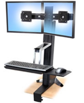 Bild på ERGOTRON WORKFIT-S DUAL DISPLAY 33-341-200