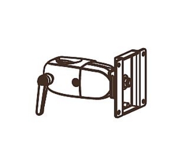 Bild på ERGOTRON POLE CLAMP SINGLE PIVOT W/ P/L 47-058-200