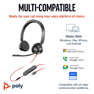 Bild på HP - POLY POLY BW 3325 -M USB-C HS 8X222AA